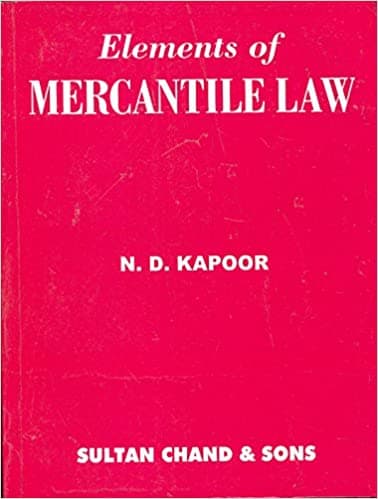 Elements of MERCANTILE LAW
