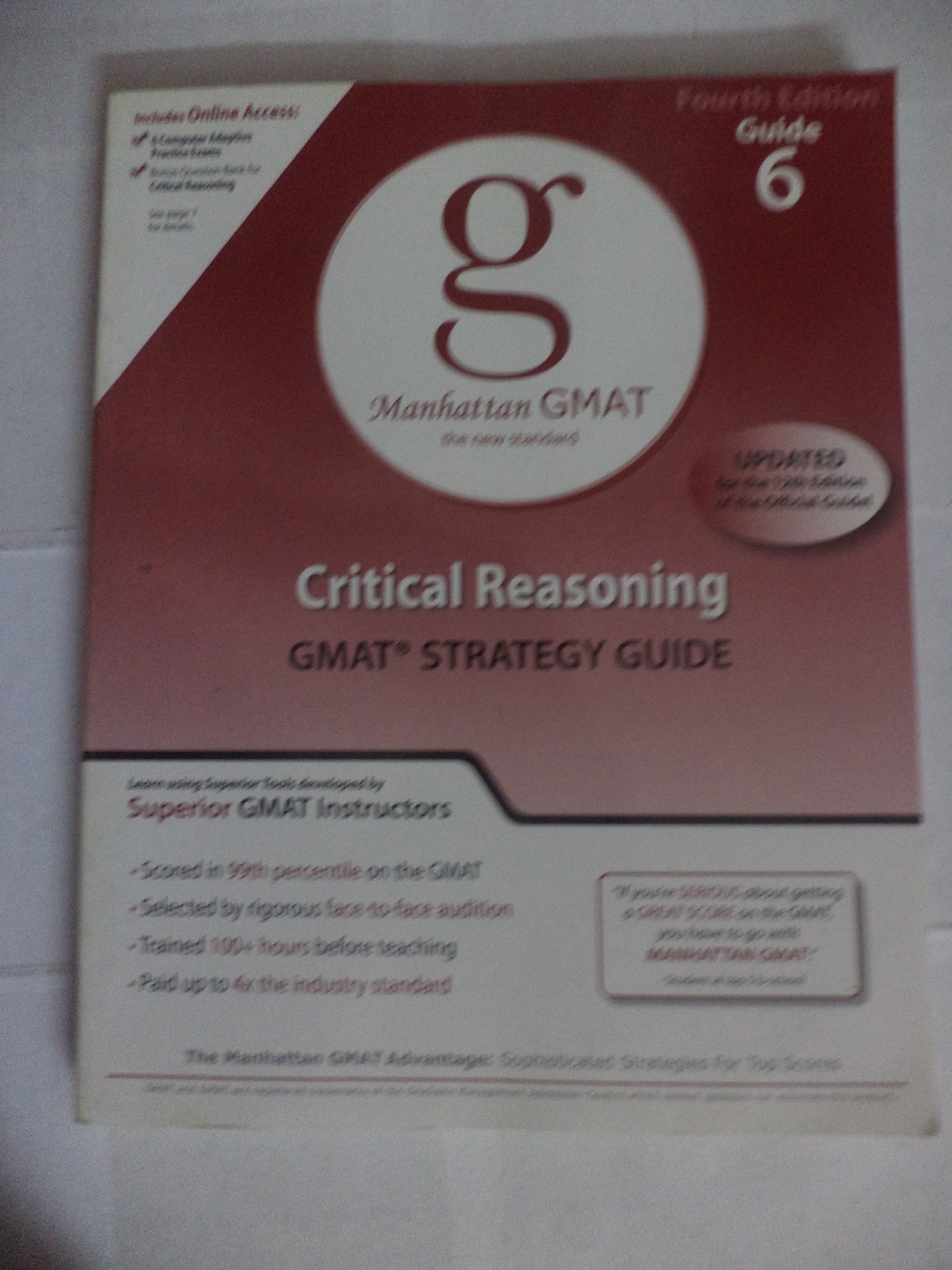 critical reasoning gmat  strategy