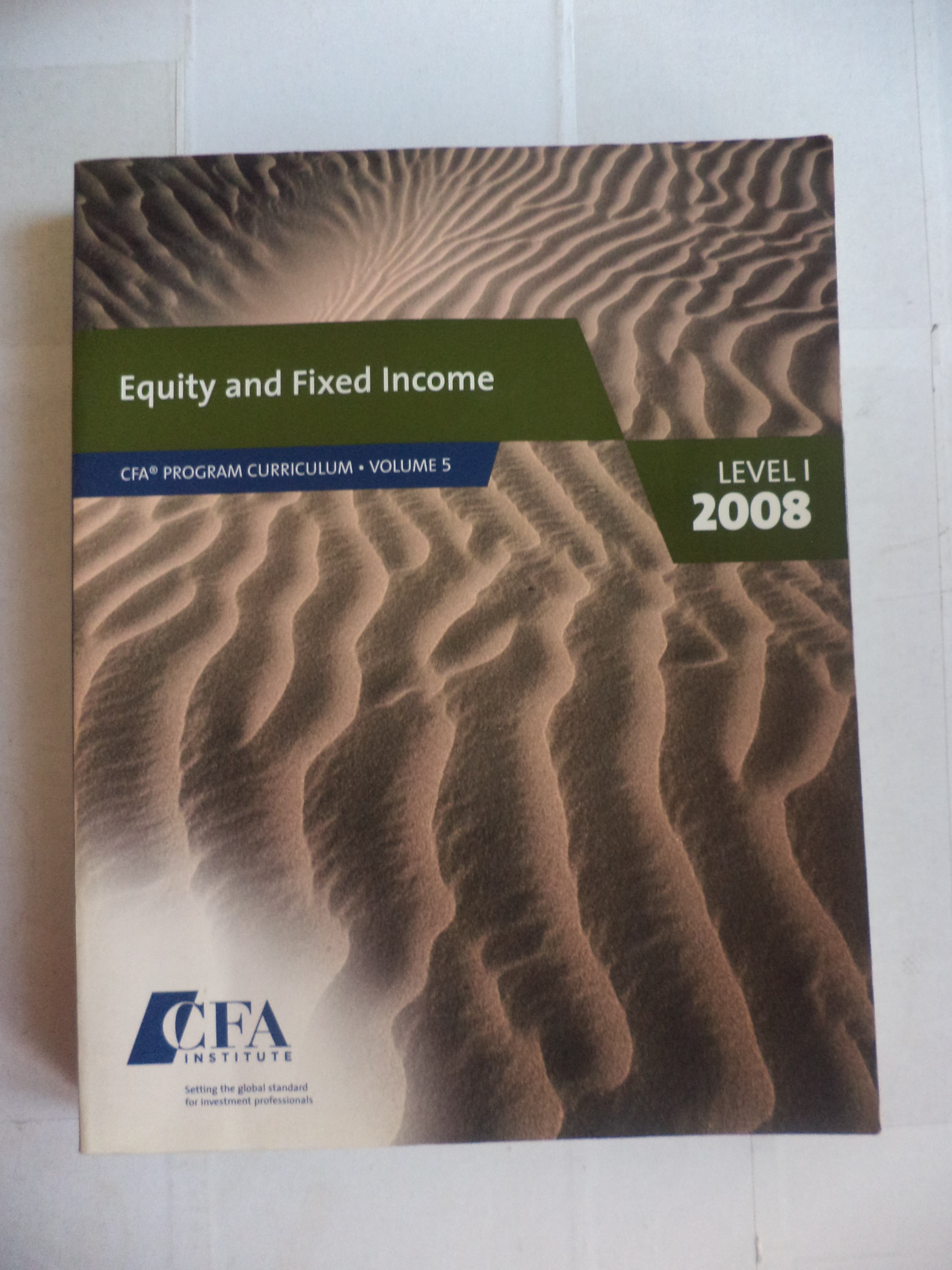 Equity and income CFA program curriculum volum-5 level-8 2008