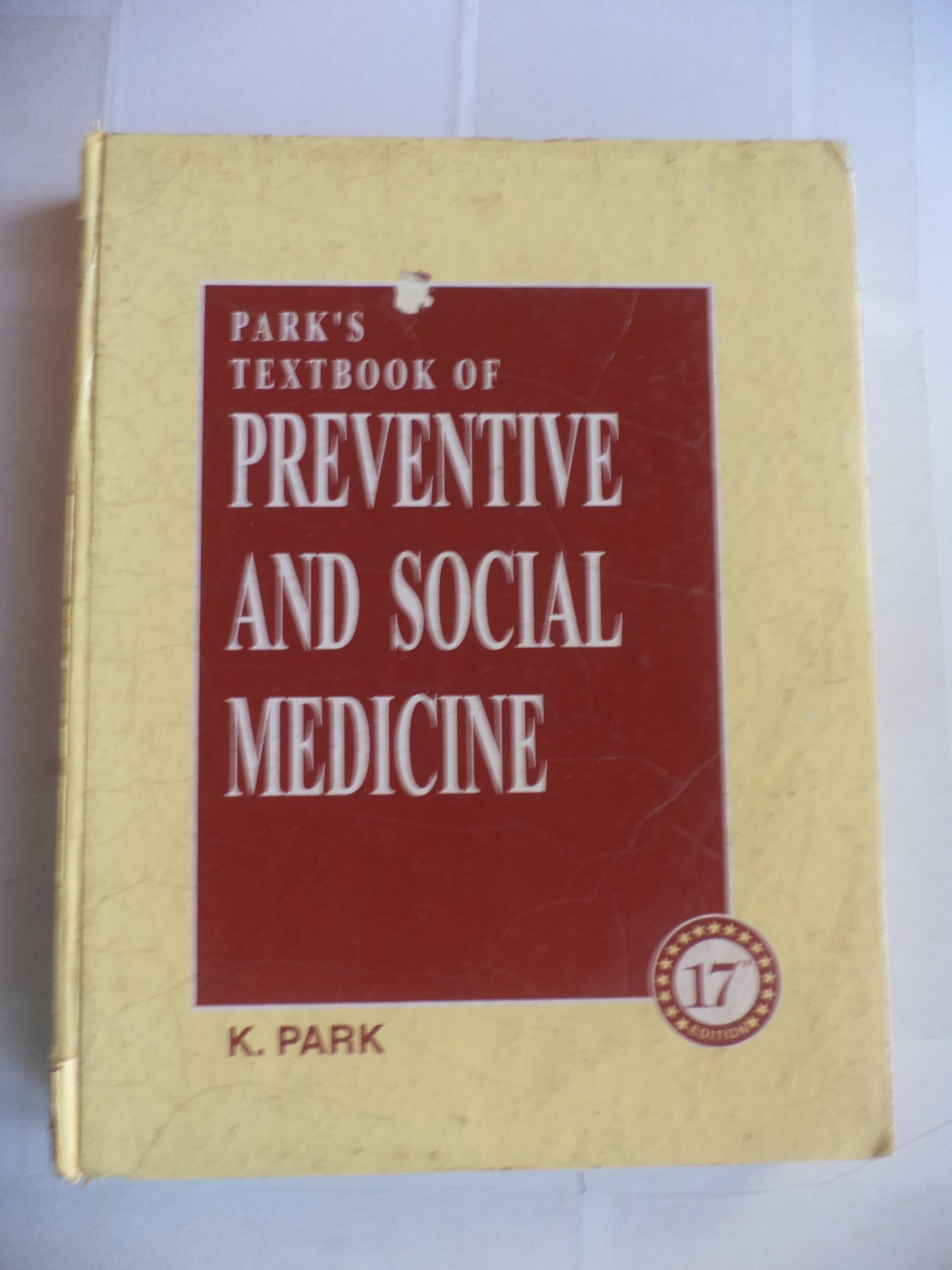 Park's textbook of preventive and social medicine