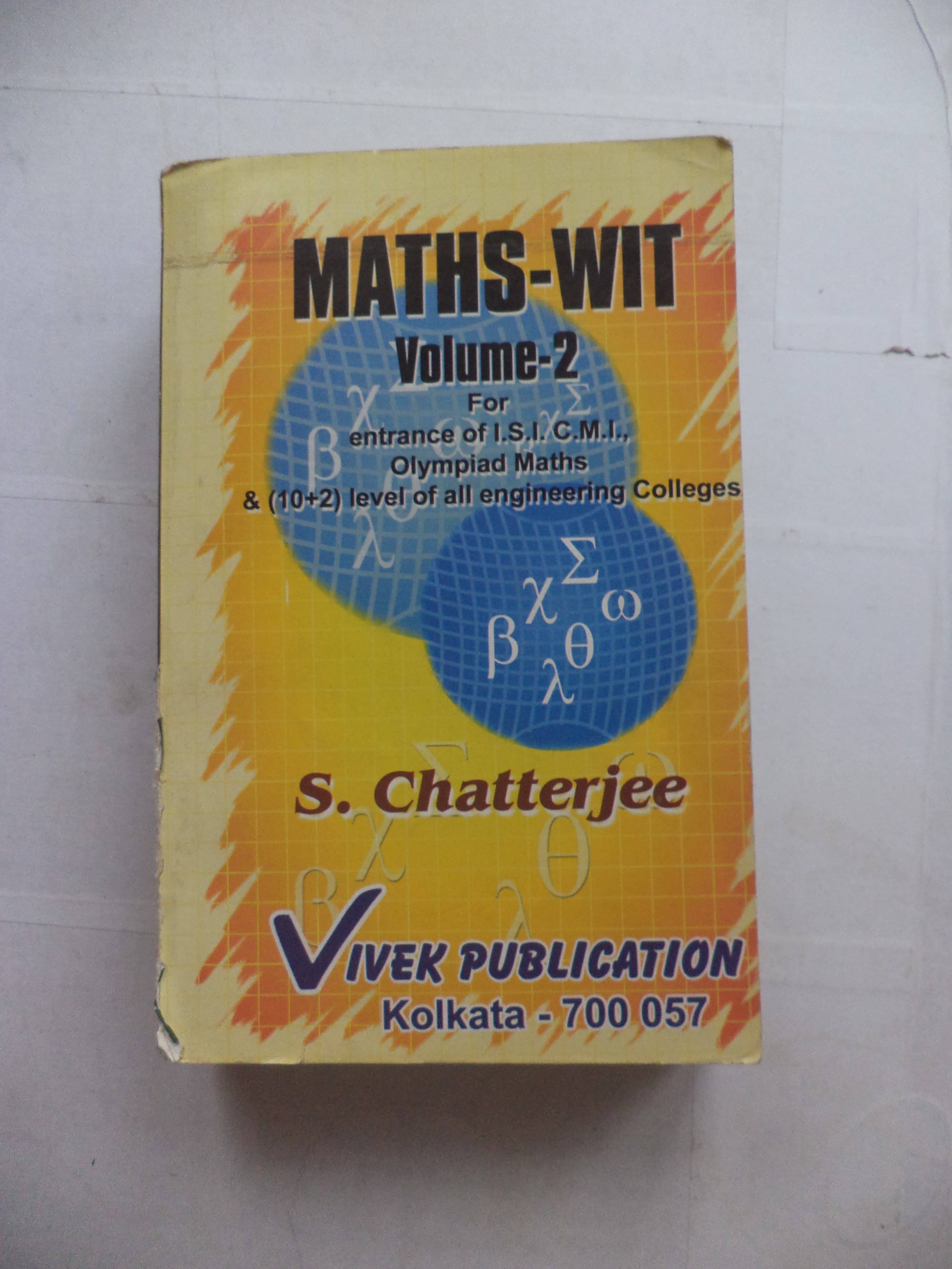 MATHS-WIT volume-2 for b.stat