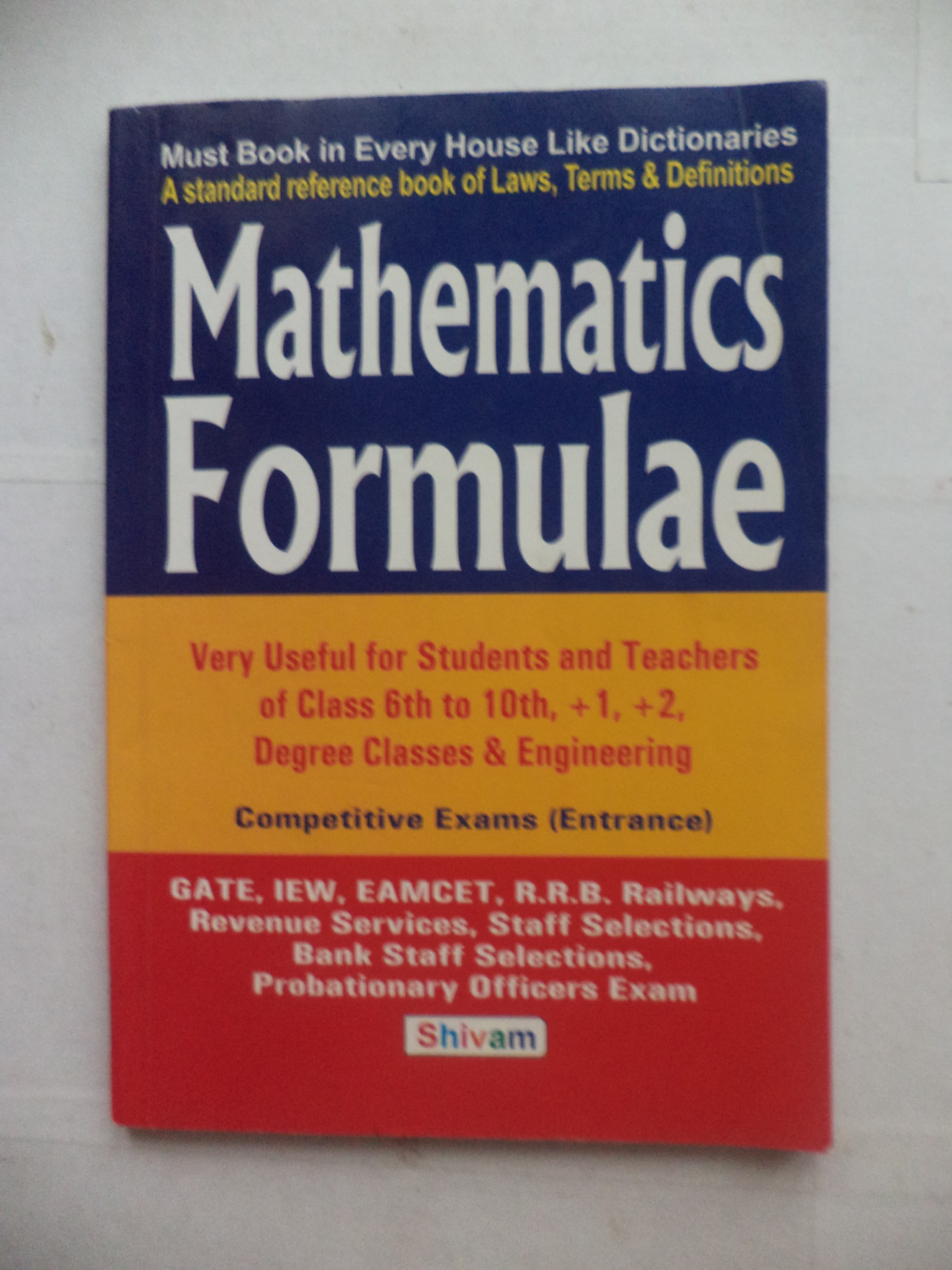 Mathematics formula very useful for students and teacher of class 6th to 10th