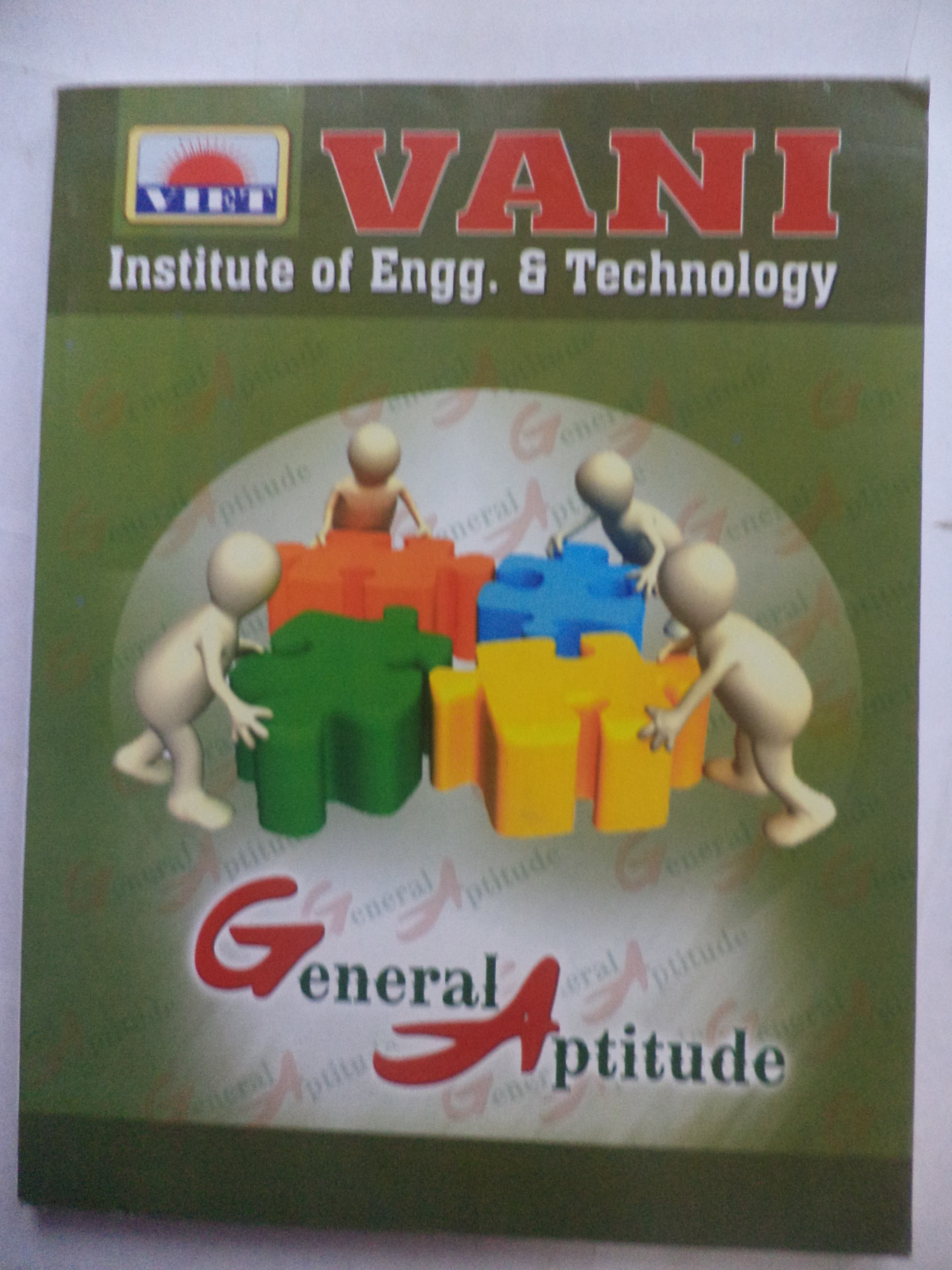 VANI Institute of engg.& Technology General Aptitude