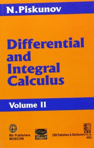 DIFFERENTIAL AND INTEGRAL CALCULUS VOL 2 (PB 1996)