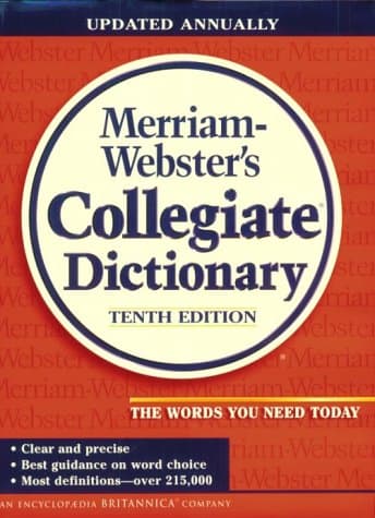 Merriam-Webster Collegiate Dictionary: Plain Edge