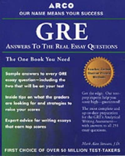 GRE CAT Answers to Real Essay Questions