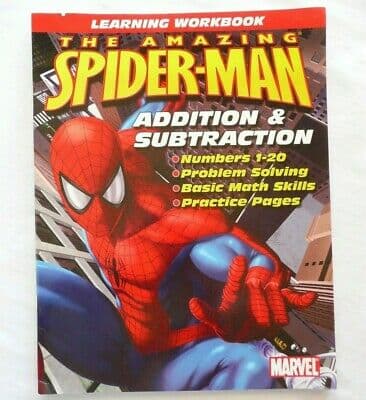 learning workbook The Amazing Spider-Man Addition