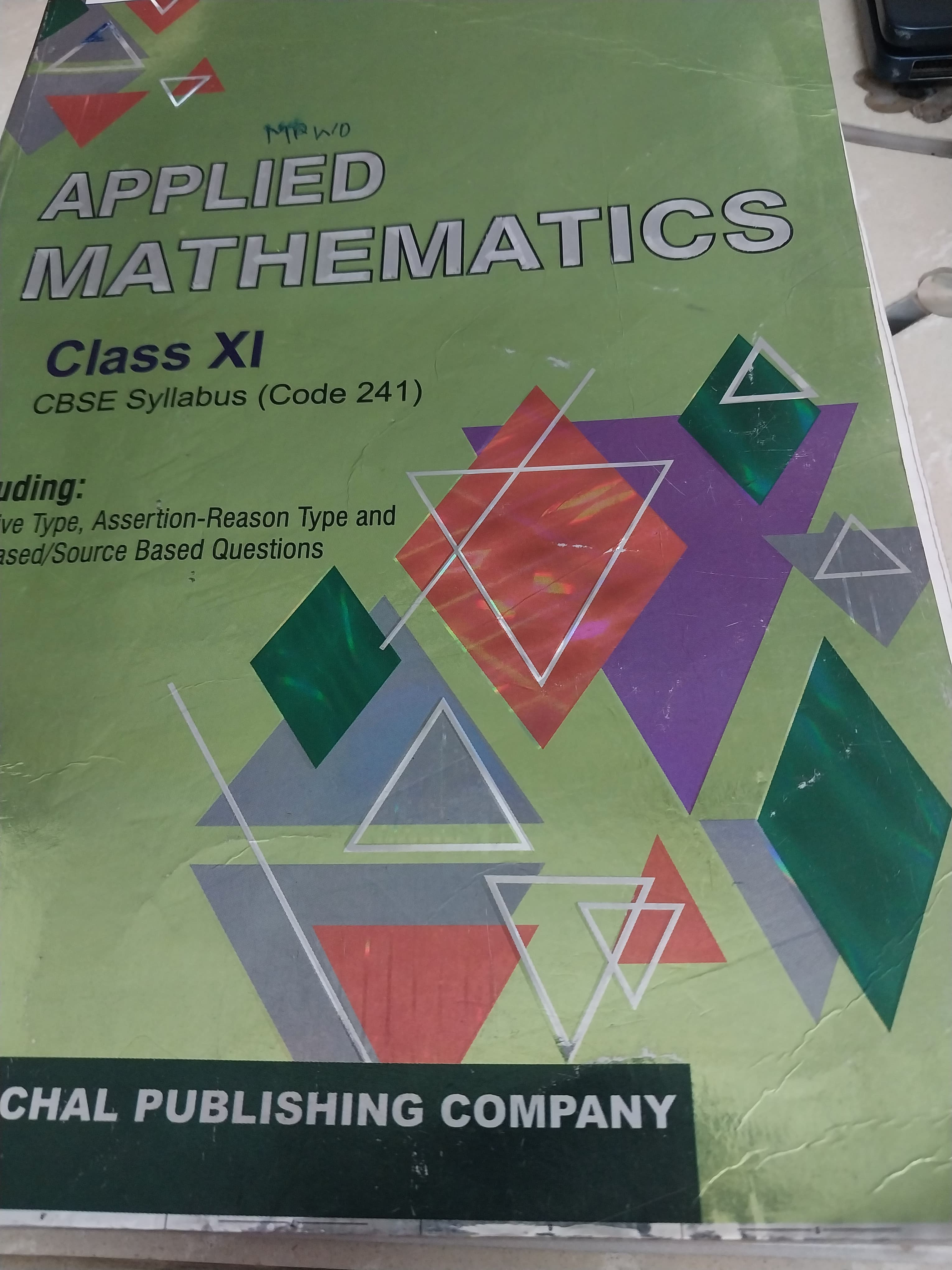 Applied Mathematics Class XI