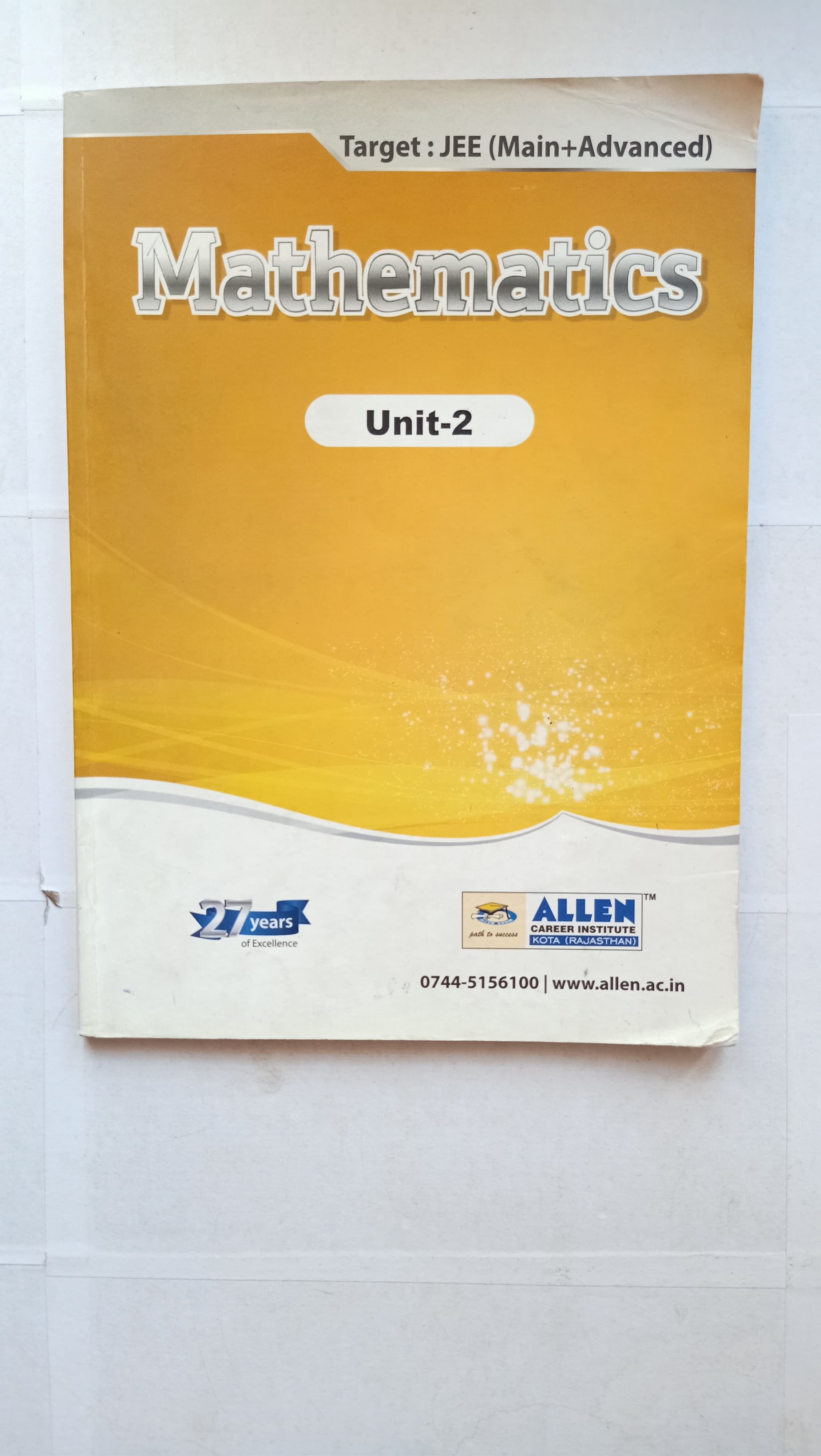 MATHEMATICS Target: JEE(MAIN+ADVANCED)