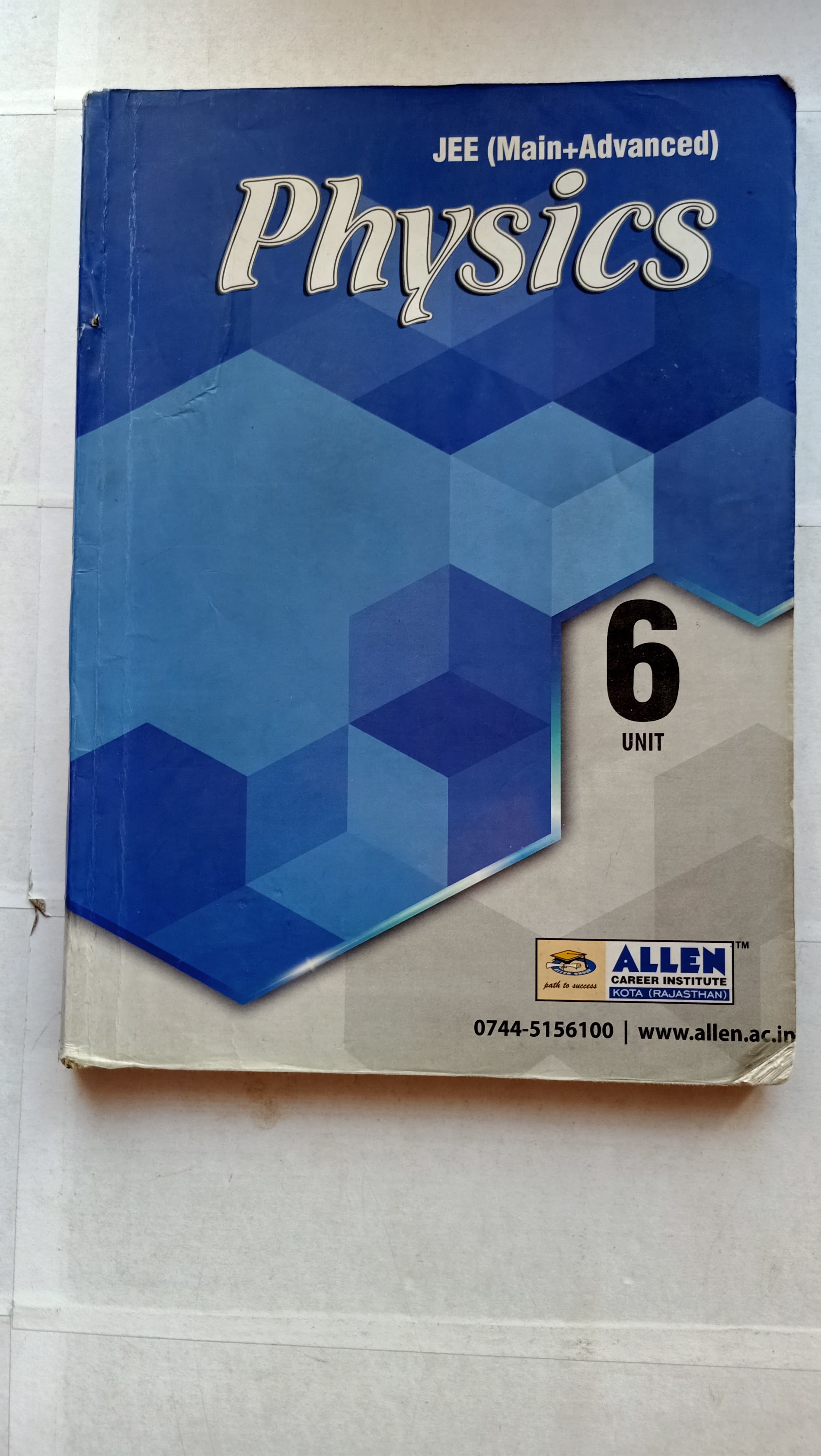 PHYSICS JEE(MAIN+ADVANCED) ALLEN CAREER INSTITUTE