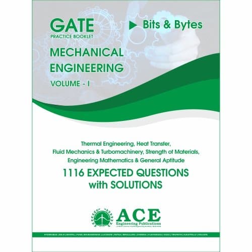 GATE 2018 Mechanical Practice Book volume 1, for 1116 Expected Questions with solutions
