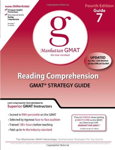 Reading Comprehension GMAT Preparation Guide, 4th Edition: 7 (Manhattan GMAT Preparation Guides)