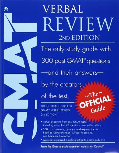 The Official Guide for GMAT Verbal Review